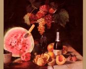 Still Life With Watermelon - 威廉·梅里特·查斯